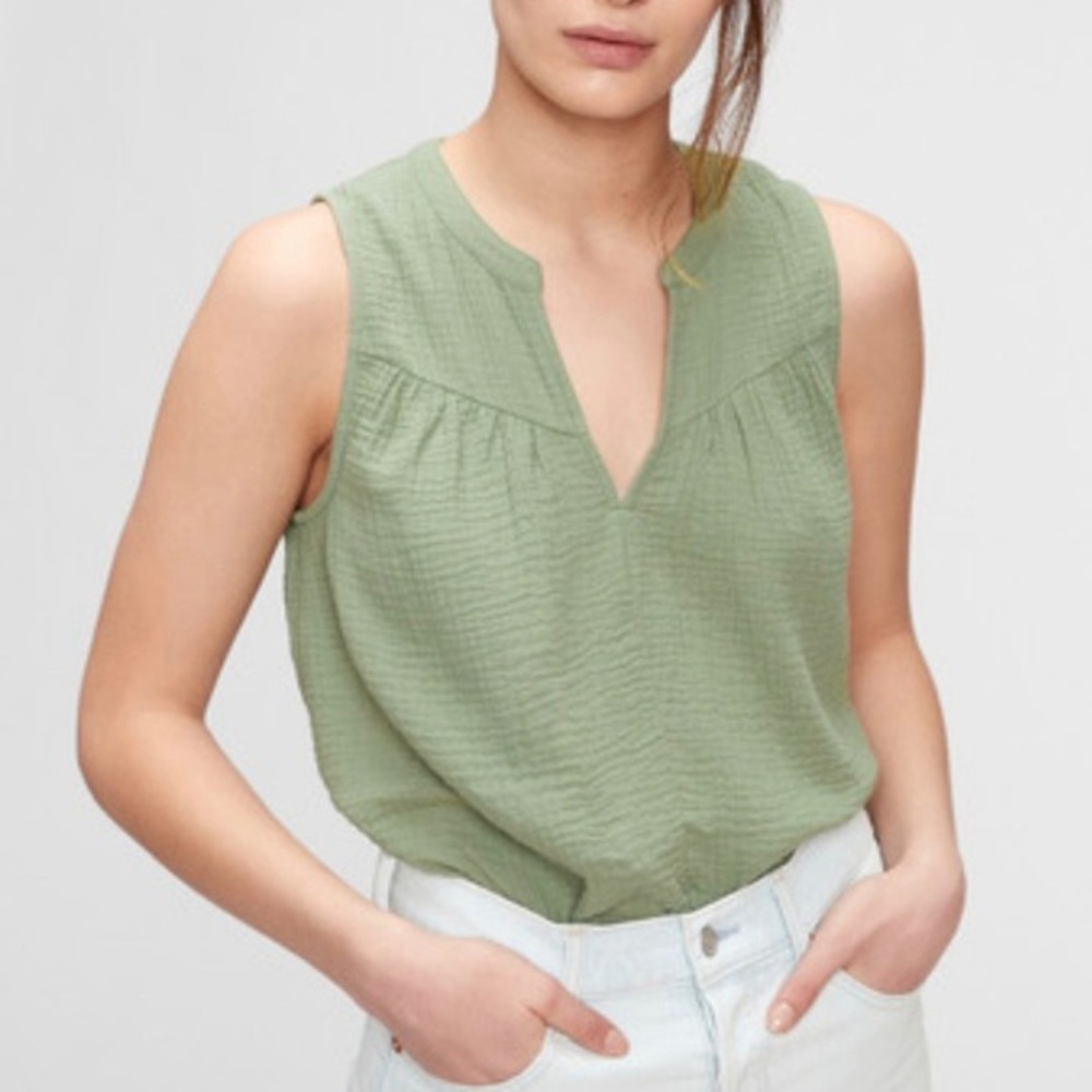Gap Green Tank Top (Size XS)